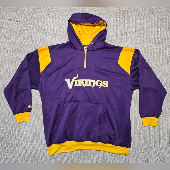 Majestic Other - Majestic Minnesota Vikings Hoodie Size Men's 3XL